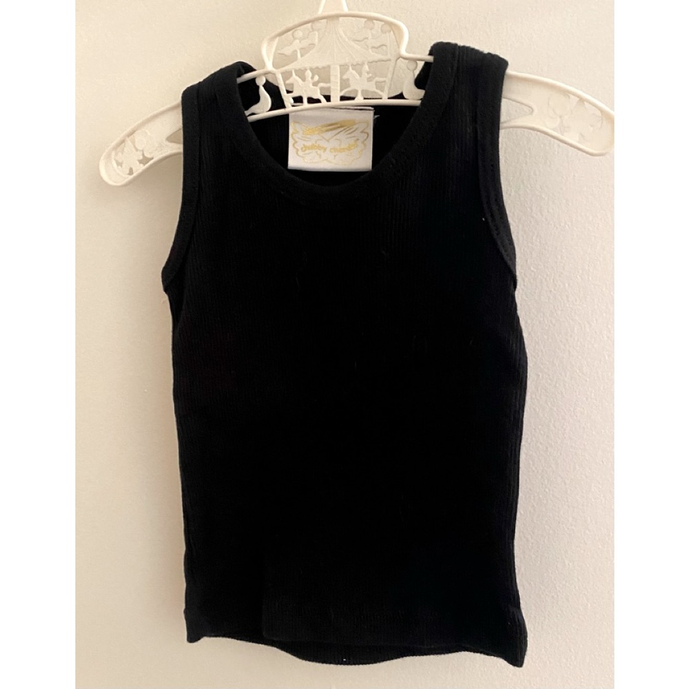 Chubby Cherubs Black sleeveless T - Tank top